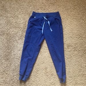 FIGS Zamora Joggers Scrubs Navy Petite Small